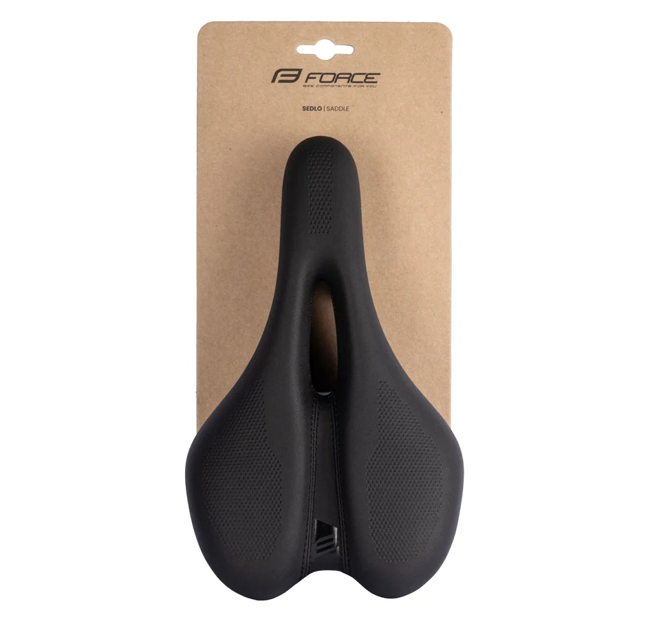 sedlo FORCE ZARA turistické, černé mat/lesk