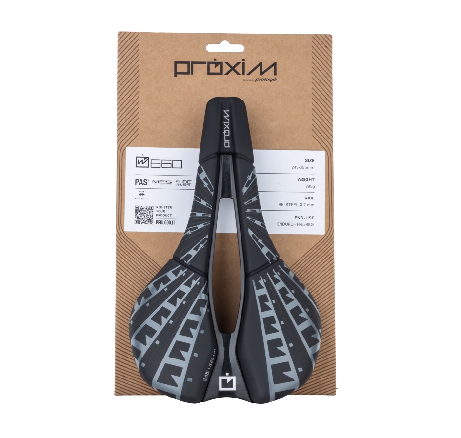 sedlo PROLOGO PROXIM W660 PAS RSTEEL SC 155 černé