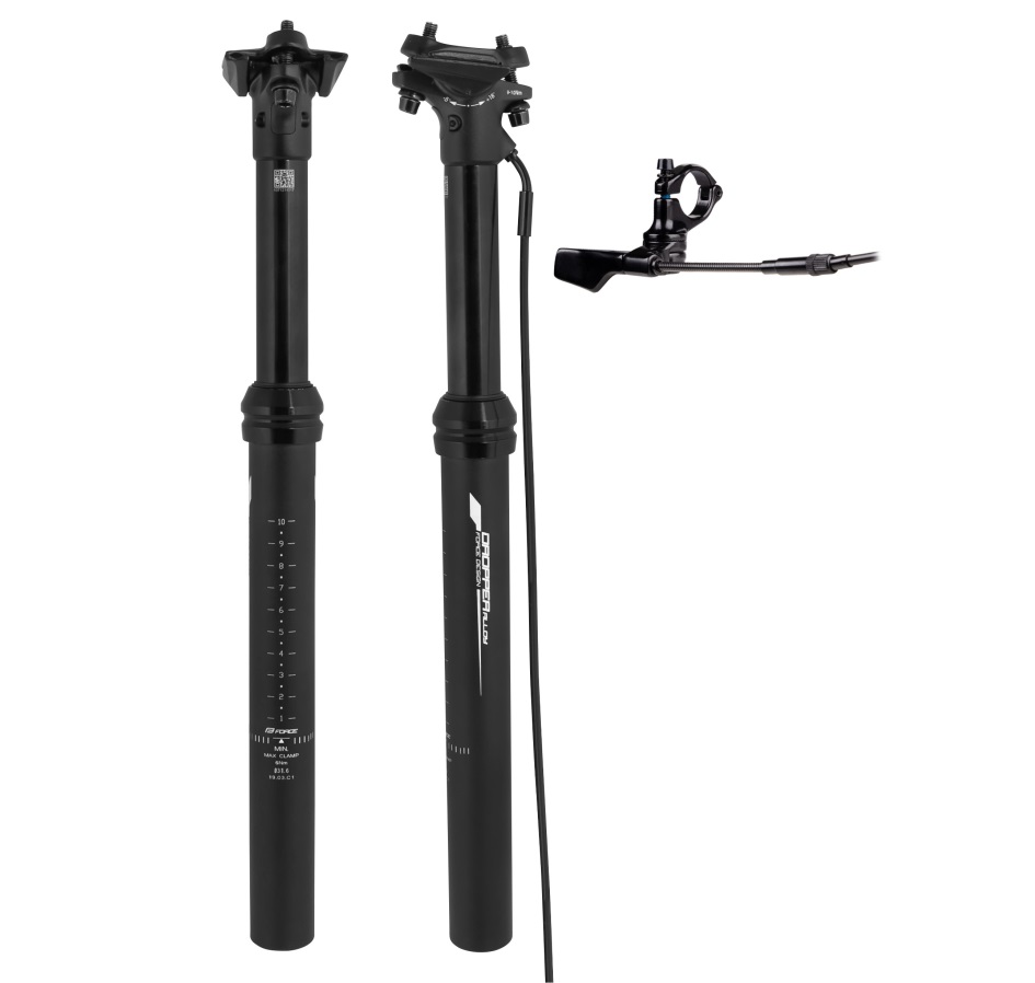 sedlovka F DROPPER 31,6/475 telesk.pro1-přev.černá