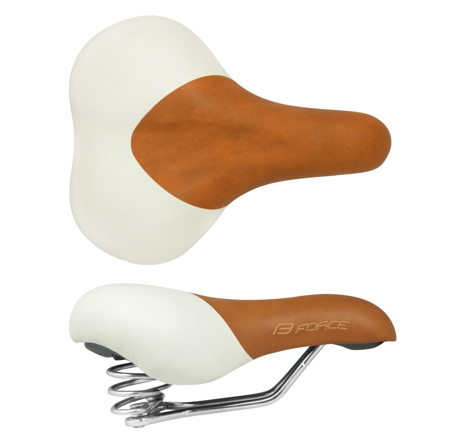 set BRISTOL retro (saddle, 2x bag, grips),brown