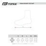 shoe covers F FAST w/o zipper MTB, black