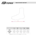 shoe covers F NEOPRENE OVER ROAD, black