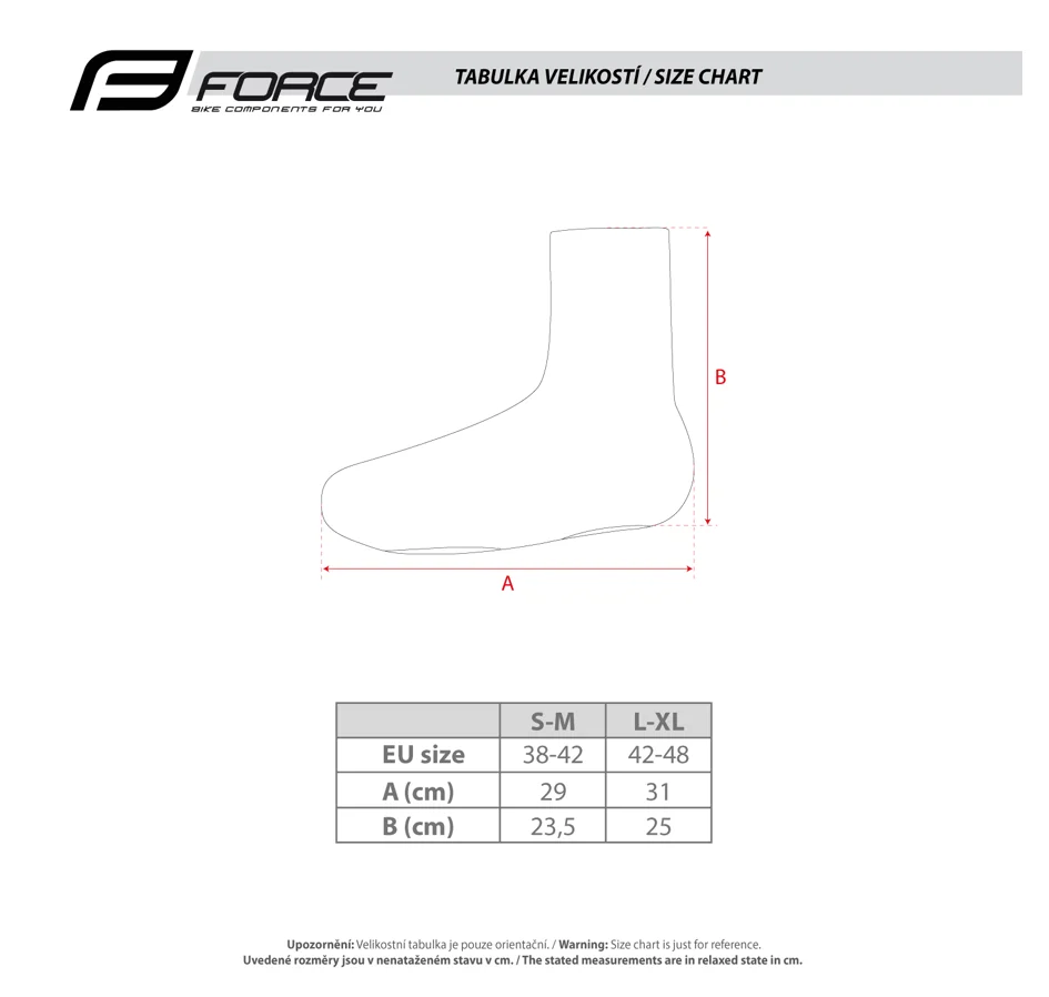 shoe covers FORCE CLOUD ROAD, white