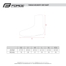 shoe covers FORCE HIGH EASY ROAD, black