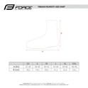 shoe covers FORCE NEOPRENE BASIC ROAD, fluo