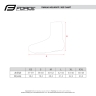 shoe covers FORCE NEOPRENE ROAD, black 