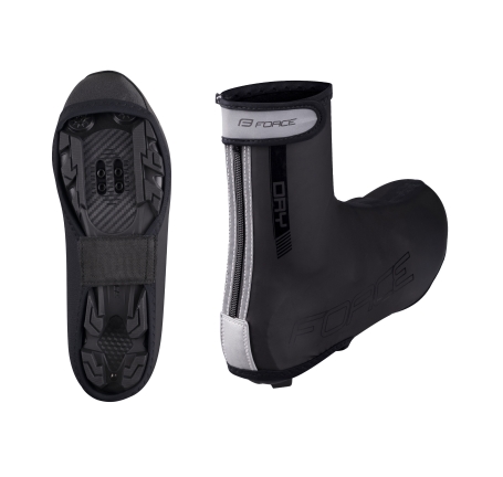 shoe covers FORCE PU DRY, black 