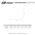 shoe covers FORCE PU DRY, black 