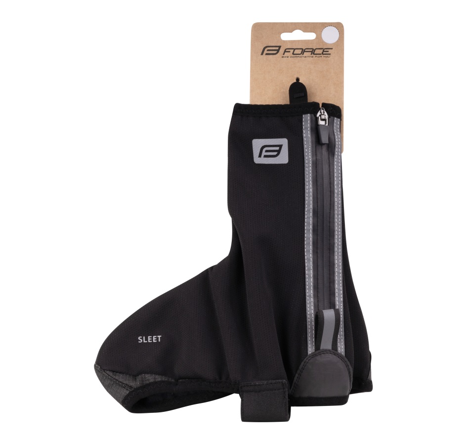 shoe covers FORCE SLEET MTB, black