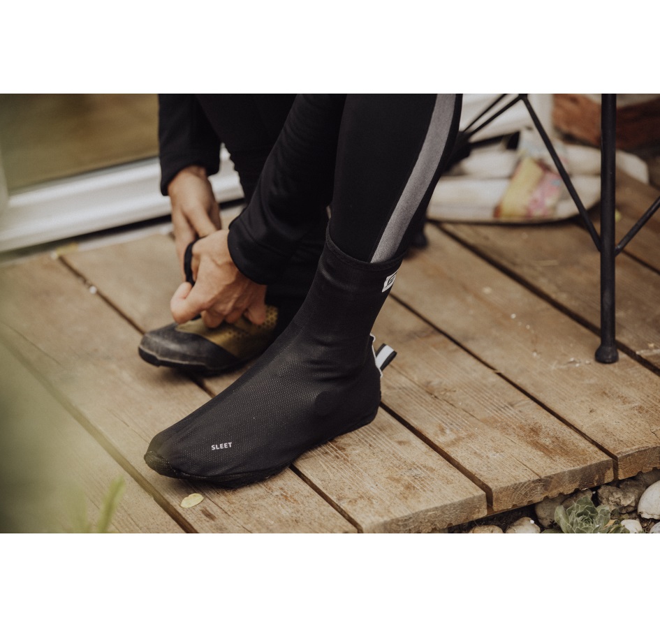 shoe covers FORCE SLEET MTB, black