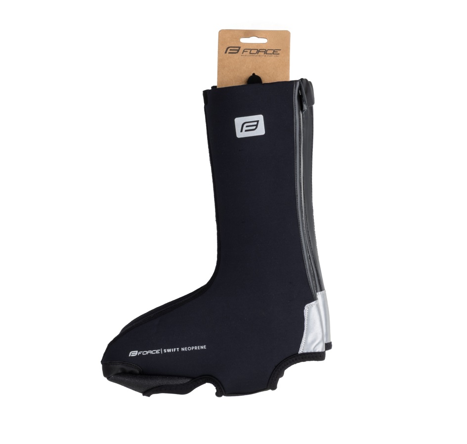 shoe covers FORCE SWIFT ROAD, black