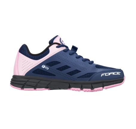 shoes FORCE MTB GO LADY, blue-pink
