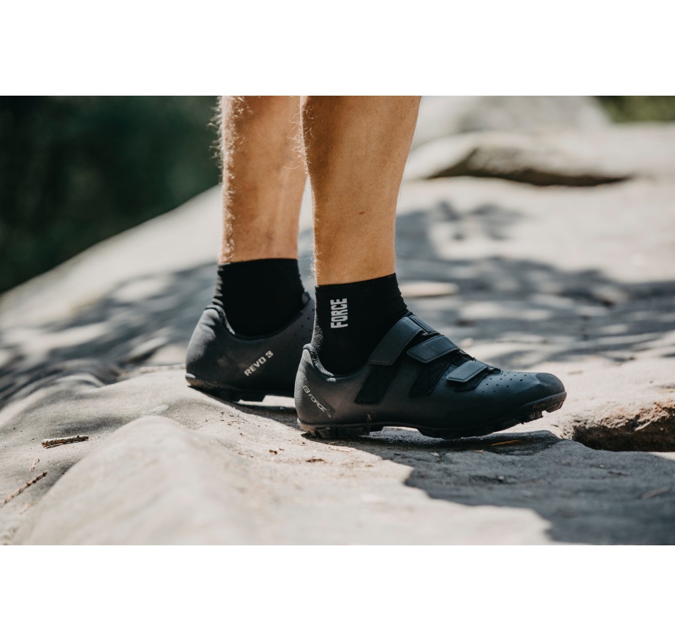 shoes FORCE MTB REVO 3, black