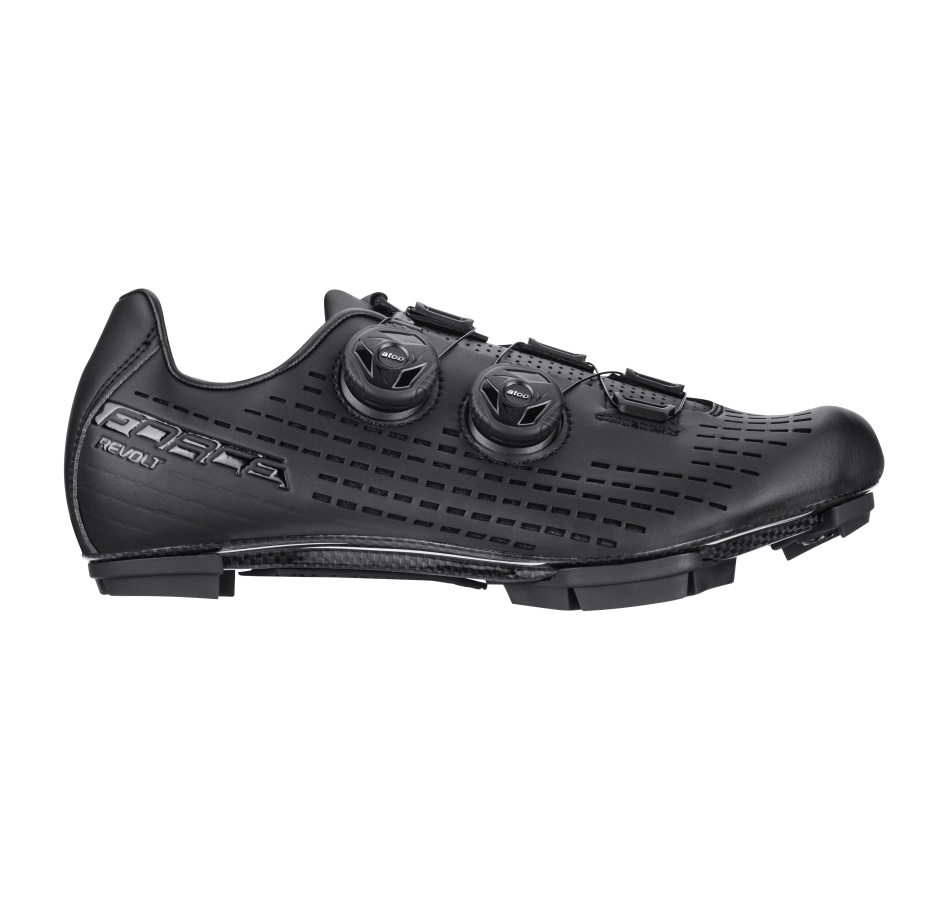shoes FORCE MTB REVOLT CARBON, black 43