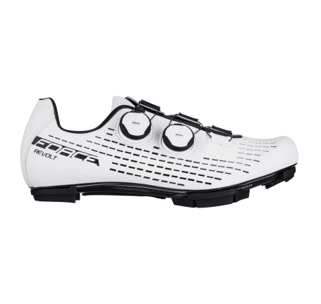 shoes FORCE MTB REVOLT CARBON, white