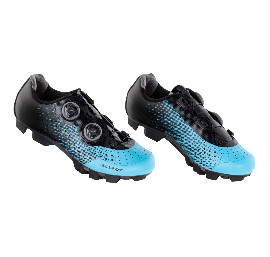 shoes FORCE MTB SCORE, blue-black