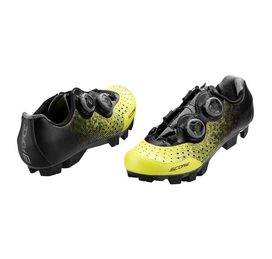 shoes FORCE MTB SCORE, fluo-black