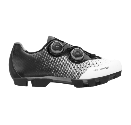 shoes FORCE MTB SCORE, white-black