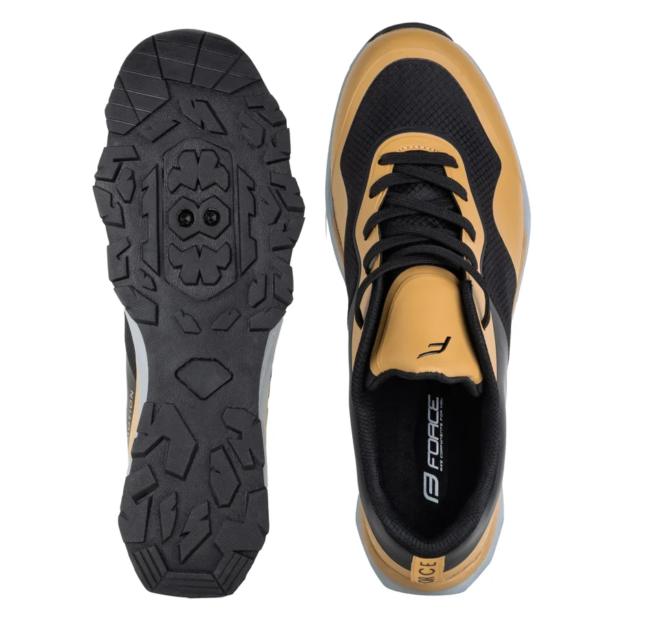 shoes FORCE MTB/TOURIST MOTION, black-sand