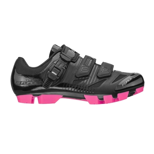 shoes FORCE MTB TURBO LADY, black-pink