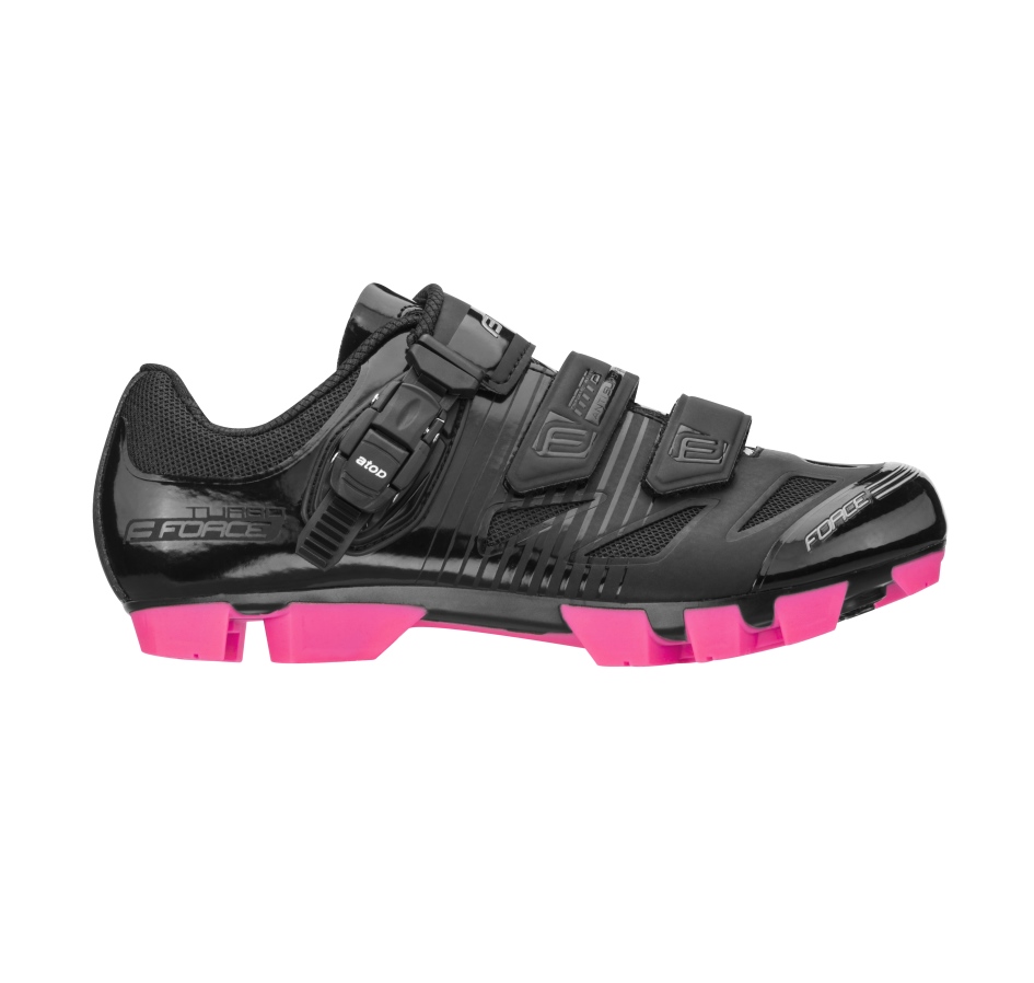 shoes FORCE MTB TURBO LADY, black-pink