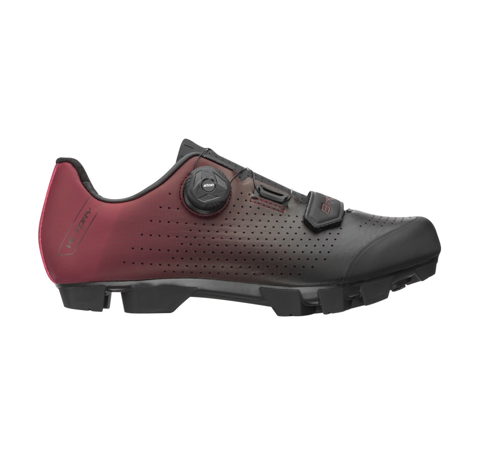 shoes FORCE MTB VICTORY, black-claret