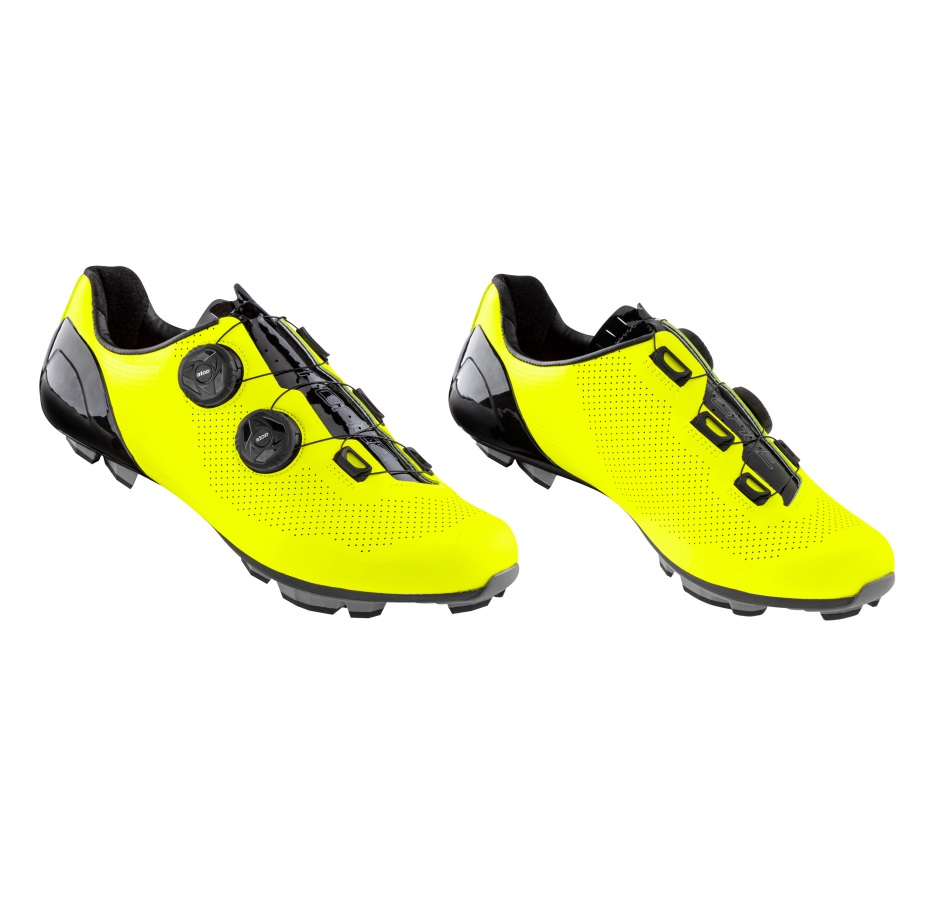 shoes FORCE MTB WARRIOR CARBON, fluo