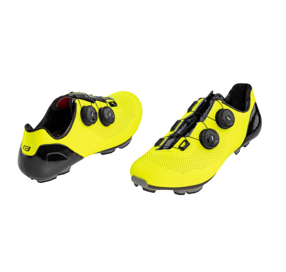 shoes FORCE MTB WARRIOR CARBON, fluo