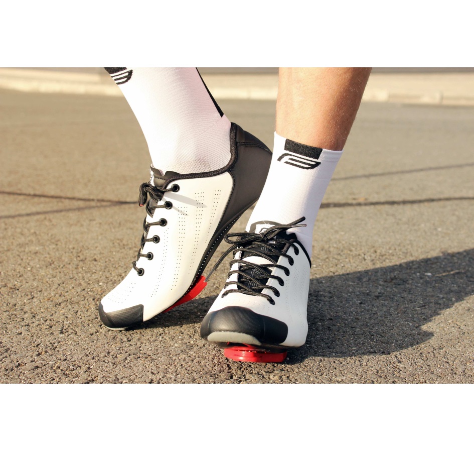 shoes FORCE ROAD COMANDO CARBON, white 