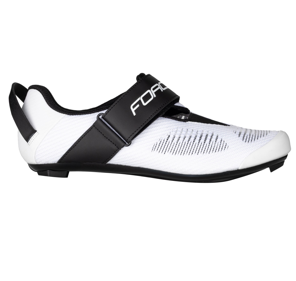 shoes FORCE ROAD TRI-X, white-black 47