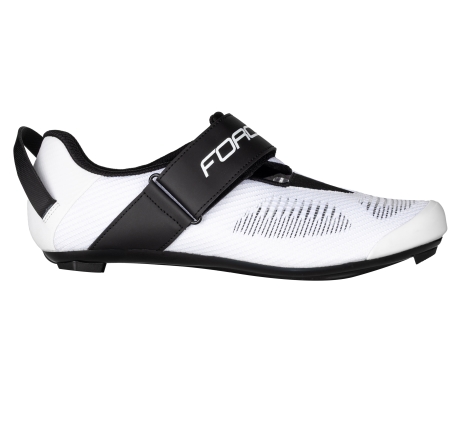 shoes FORCE ROAD TRI-X, white-black