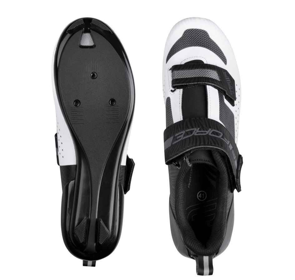 shoes FORCE ROAD TRIA, black-white