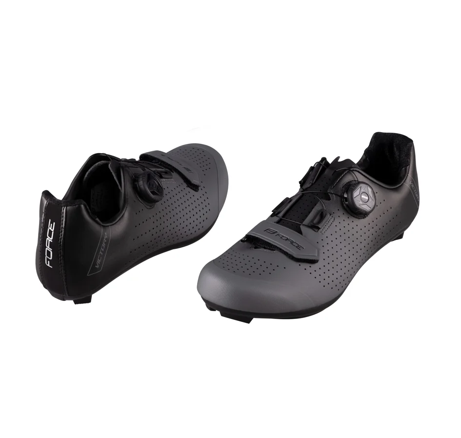 shoes FORCE ROAD VICTORY, grey-black