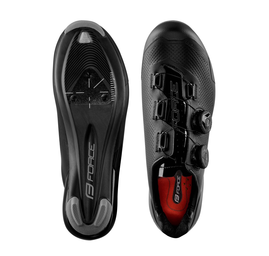 shoes FORCE ROAD WARRIOR CARBON, black