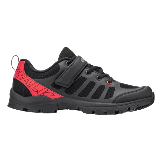 shoes FORCE WALK, black-red 