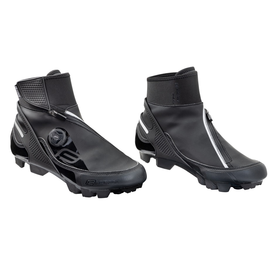 shoes winter FORCE MTB GLACIER, black