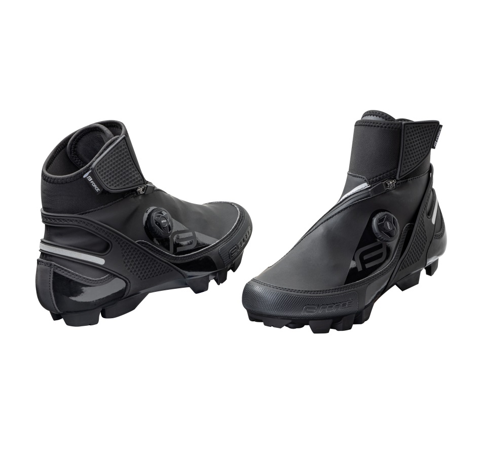 shoes winter FORCE MTB GLACIER, black