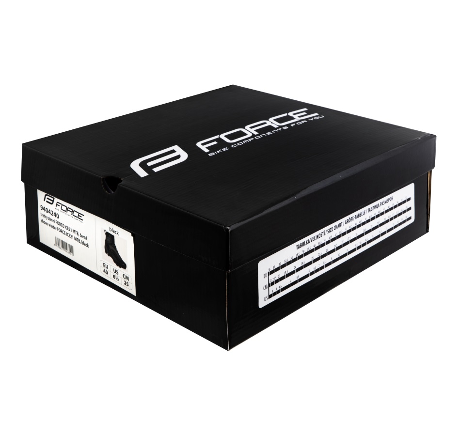 shoes winter FORCE MTB ICE21, black 
