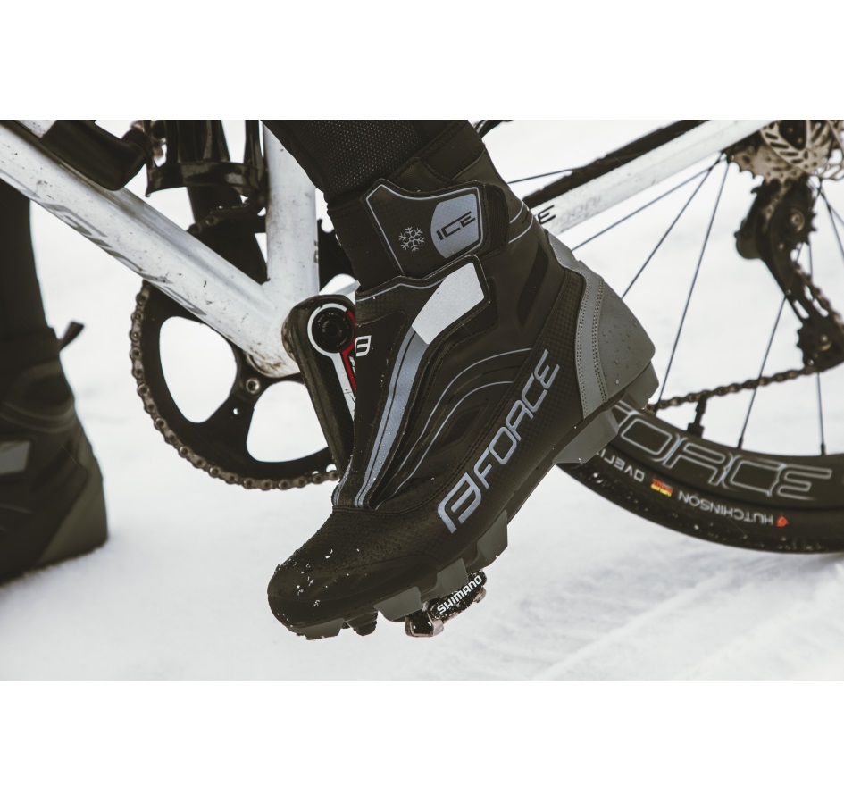 shoes winter FORCE MTB ICE21, black 