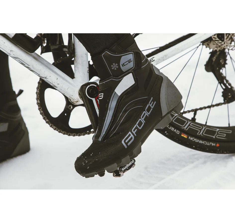 shoes winter FORCE MTB ICE21, black 