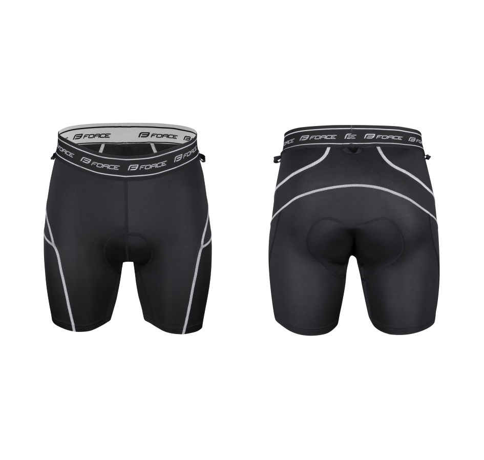 shorts F BLADE MTB with sep. pad, black-fluo 