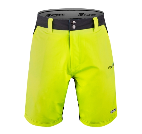 shorts F BLADE MTB with sep. pad, black-fluo 