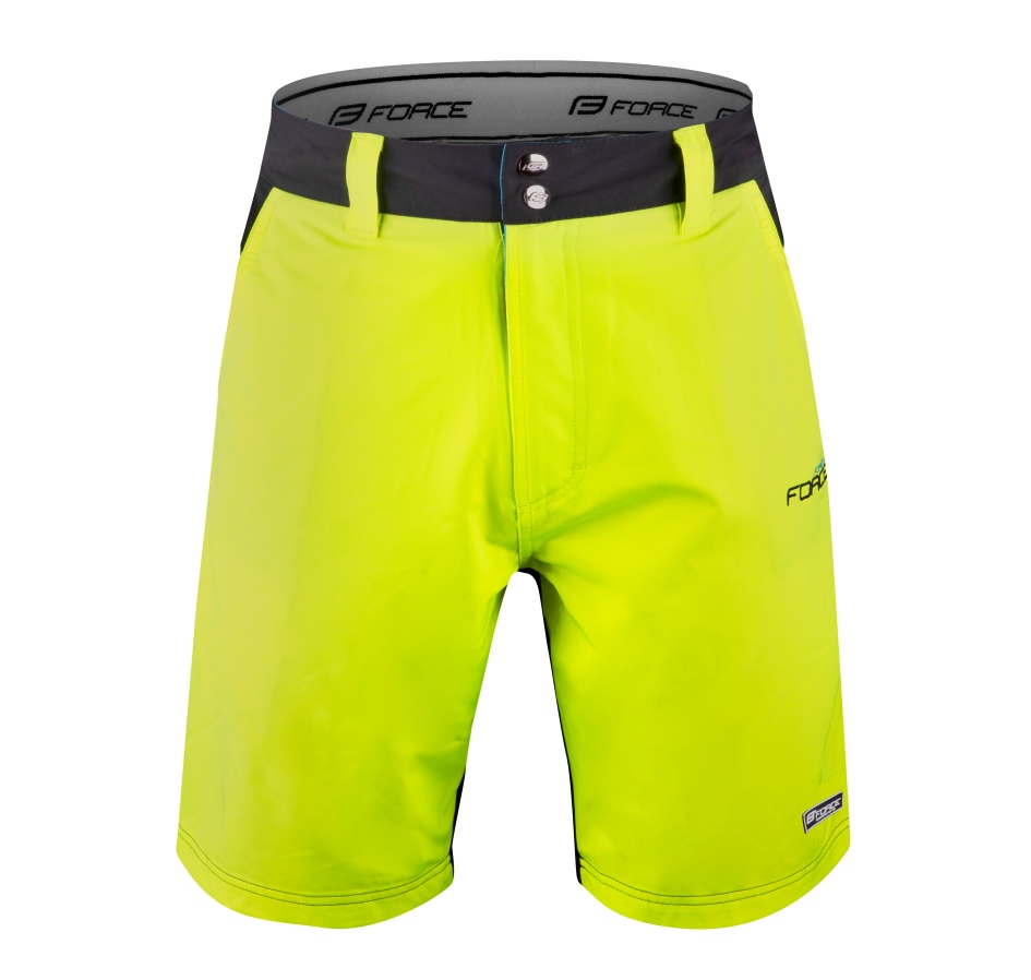 shorts F BLADE MTB with sep. pad, black-fluo M