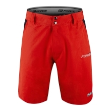 shorts F BLADE MTB with sep. pad, red 