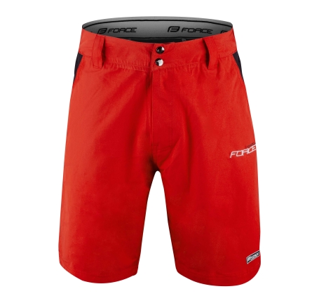 shorts F BLADE MTB with sep. pad, red 