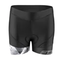 shorts F MINI LADY to waist w pad, black-grey