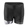 shorts F MINI LADY to waist w pad, black-grey S