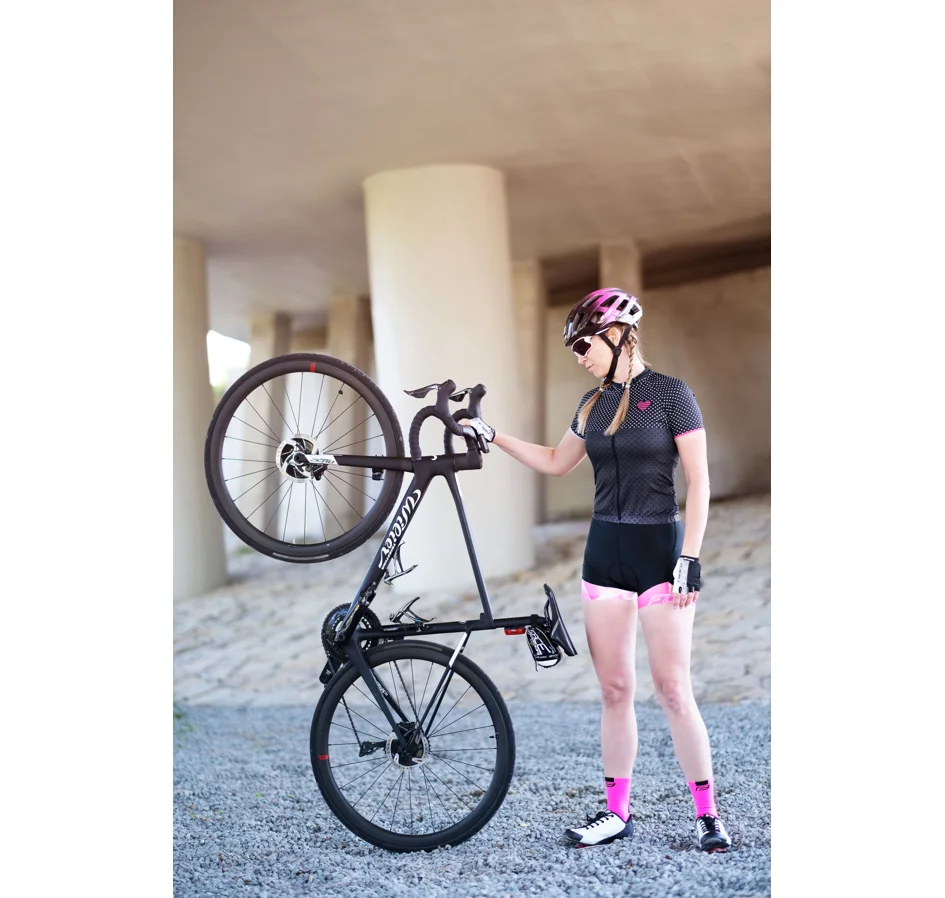 shorts F MINI LADY to waist with pad, black-pink