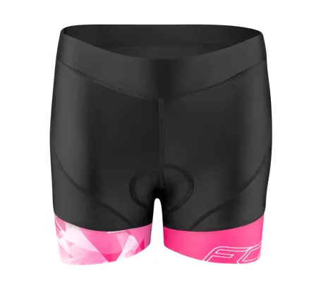 shorts F MINI LADY to waist with pad, black-pink