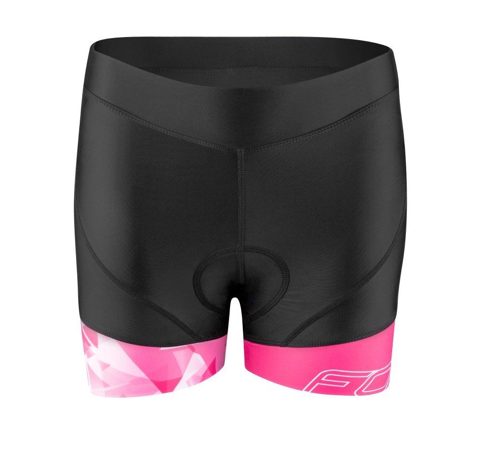 shorts F MINI LADY to waist with pad, black-pink